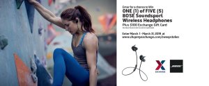 Bose Soundsport Sweepstakes