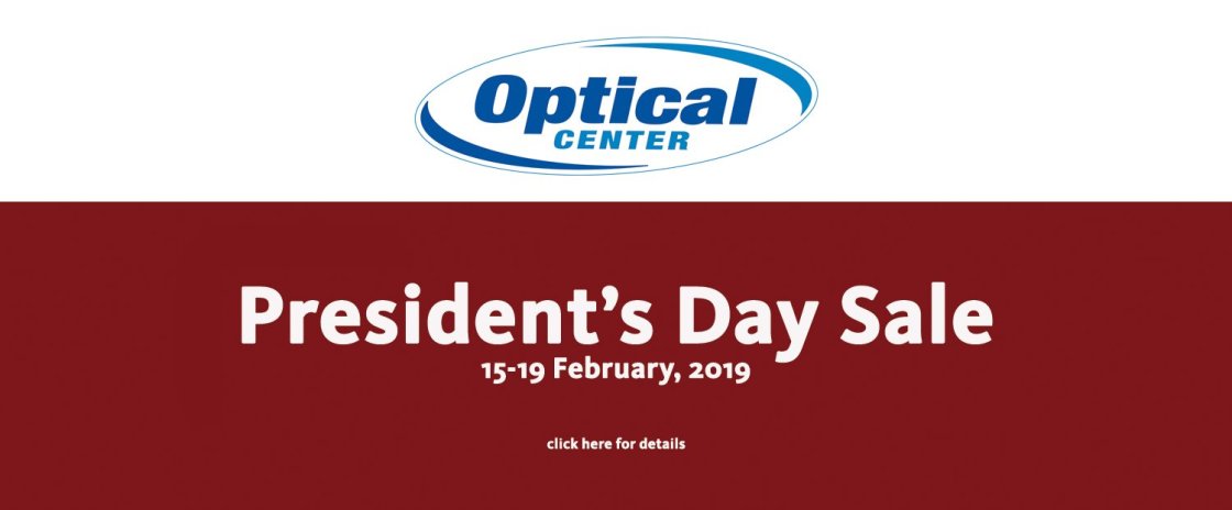 Optical Center Presidents Day Sale