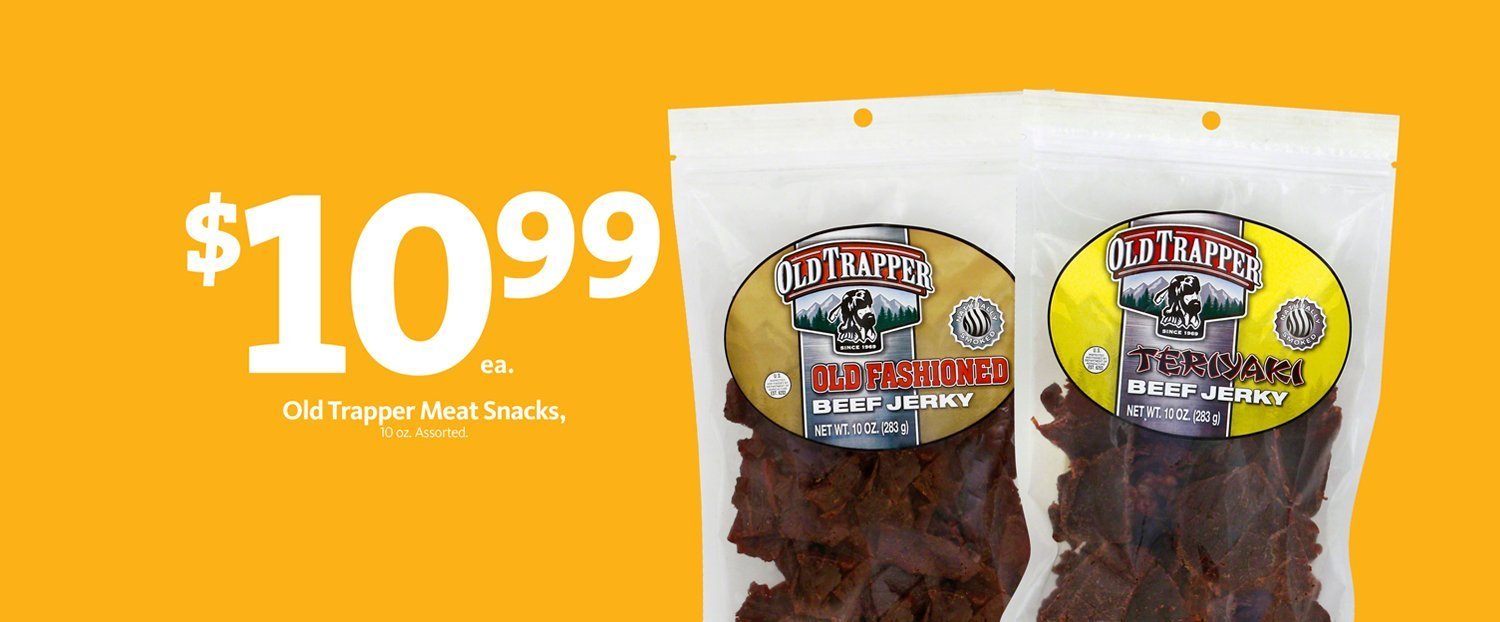 Express - Old Trapper Beef Jerky $10.99