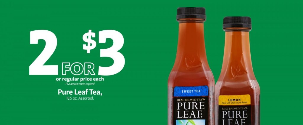 Pure Leaf Tea 2/$3