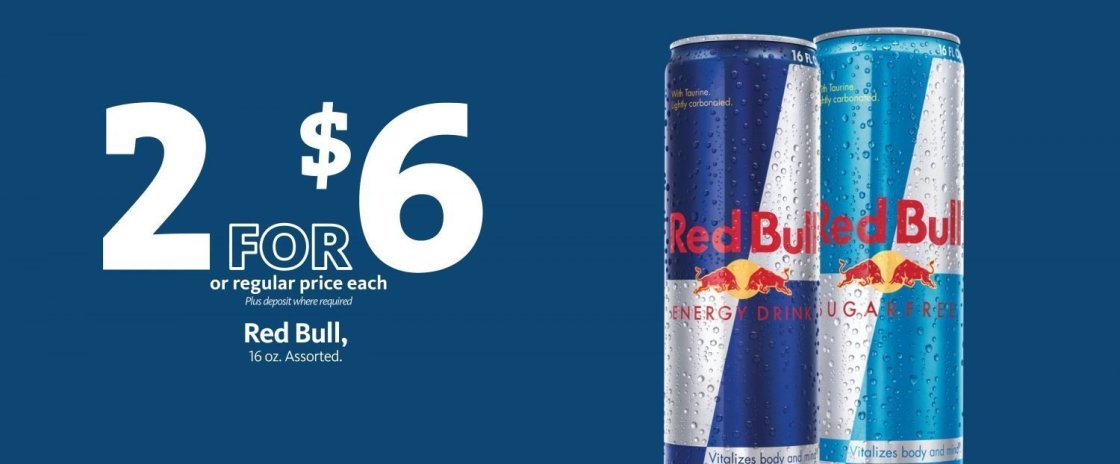 Red Bull 2/$6
