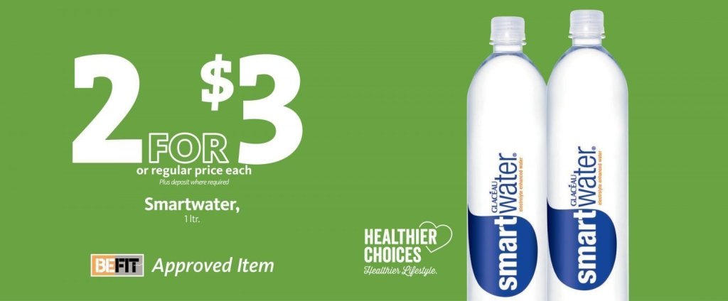 Express Smartwater 2/$3
