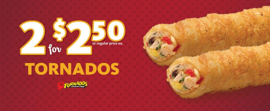 Express: Tornados 2/$2.50