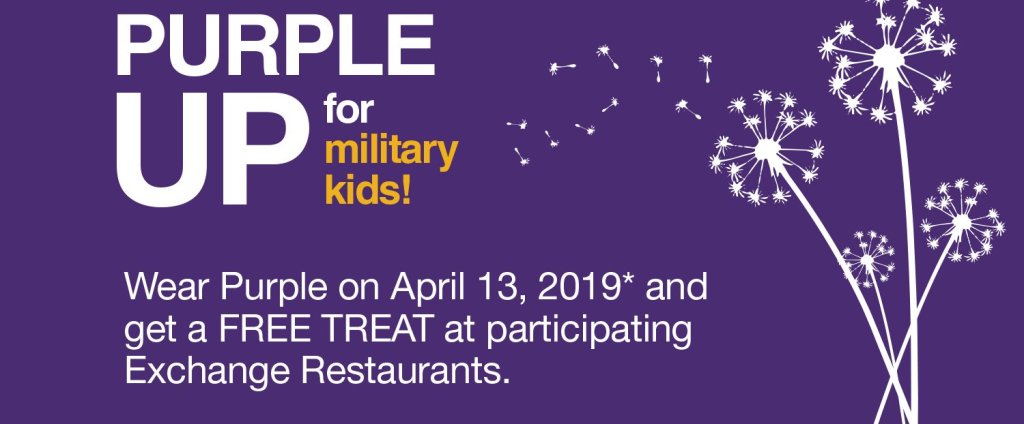 Purple Up Free Treat