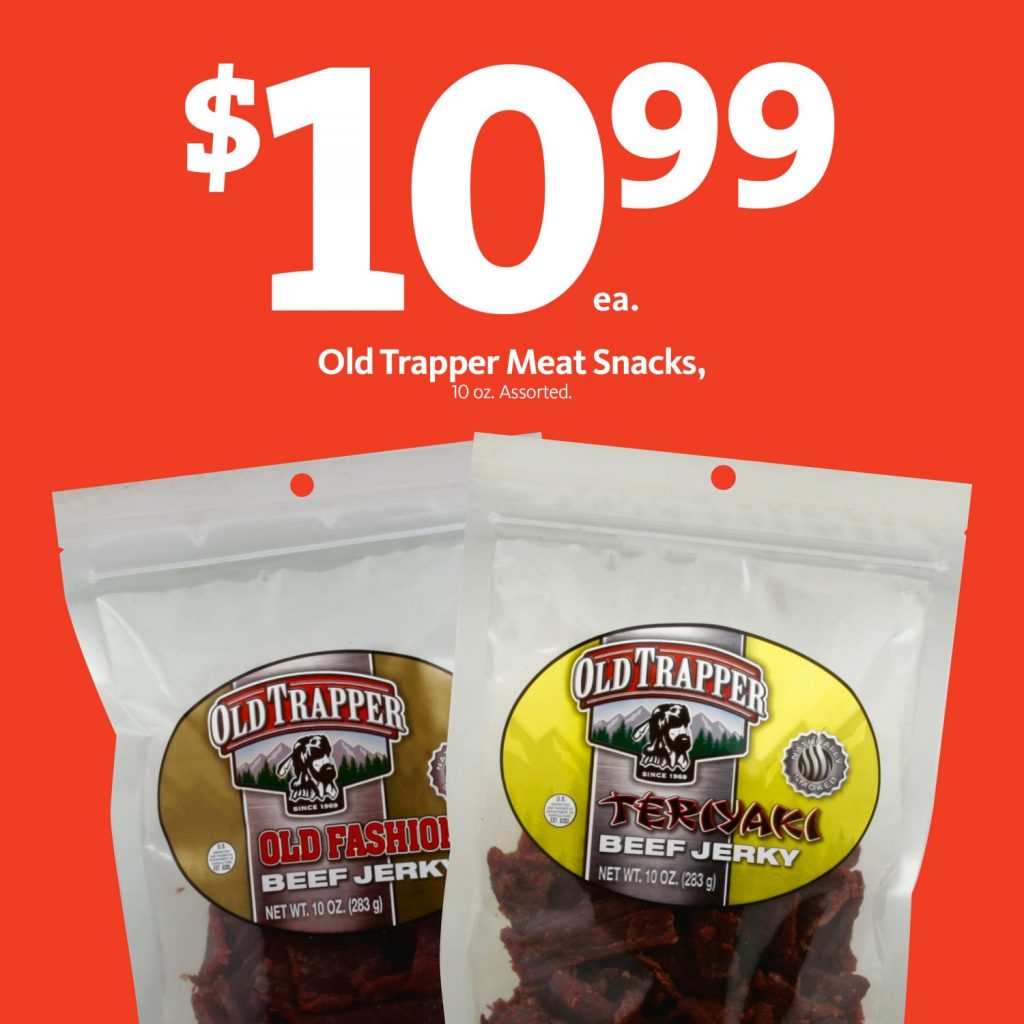 Express - Old Trapper Beef Jerky $10.99