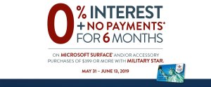 Microsoft Surface 0% Finance Deal