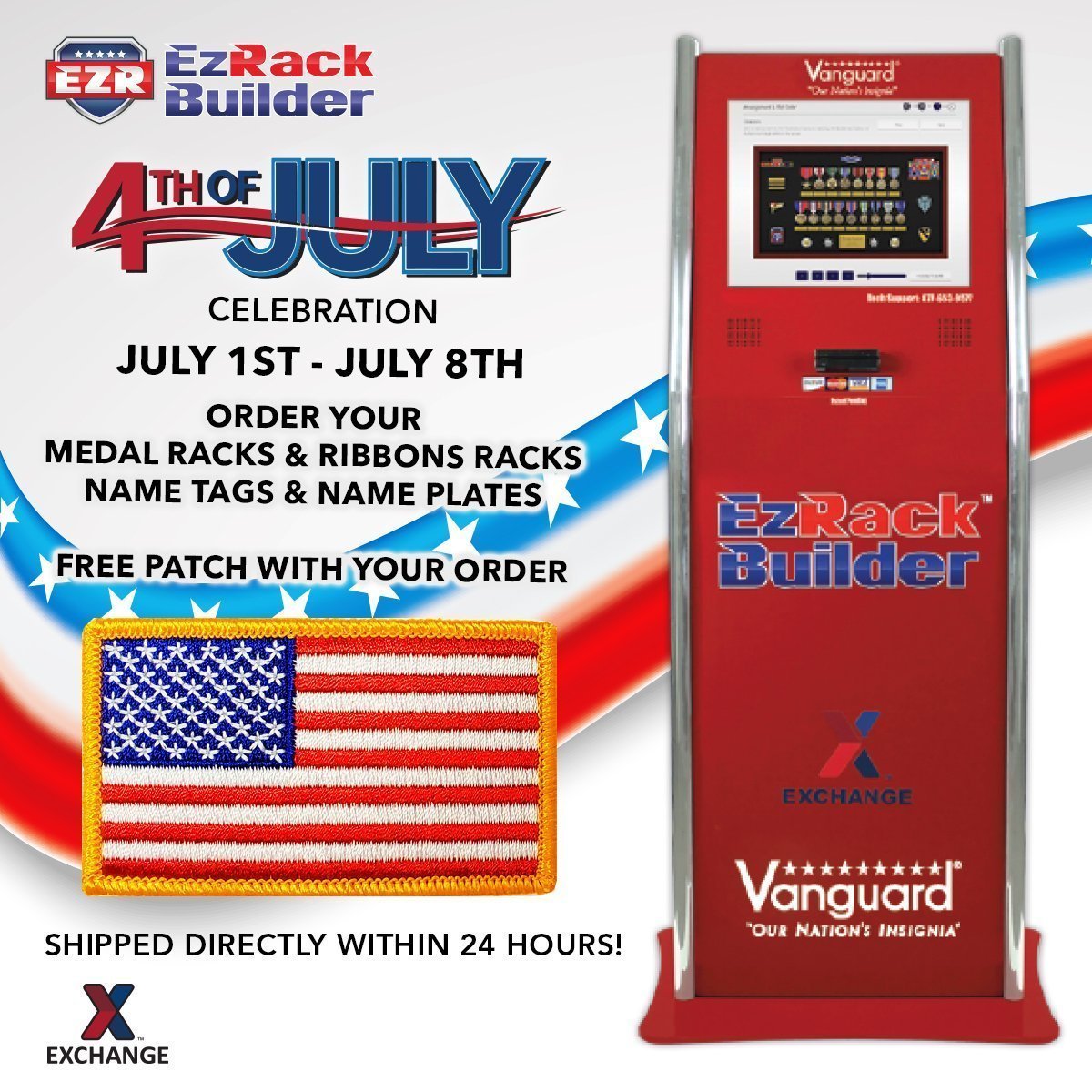 EZ Rack 4th of July offer