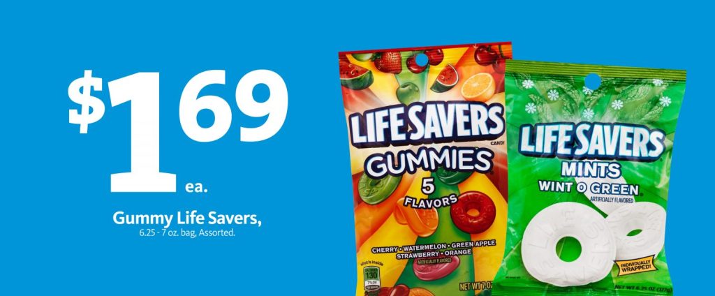 Express: Life Savers $1.69