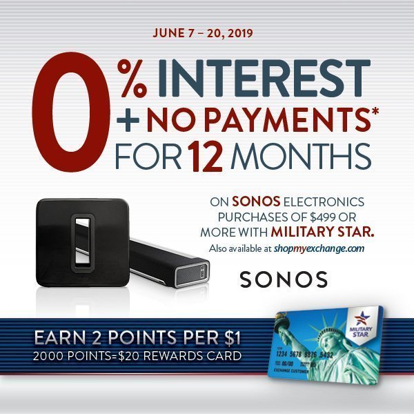 Sonos 0% Finance Deal