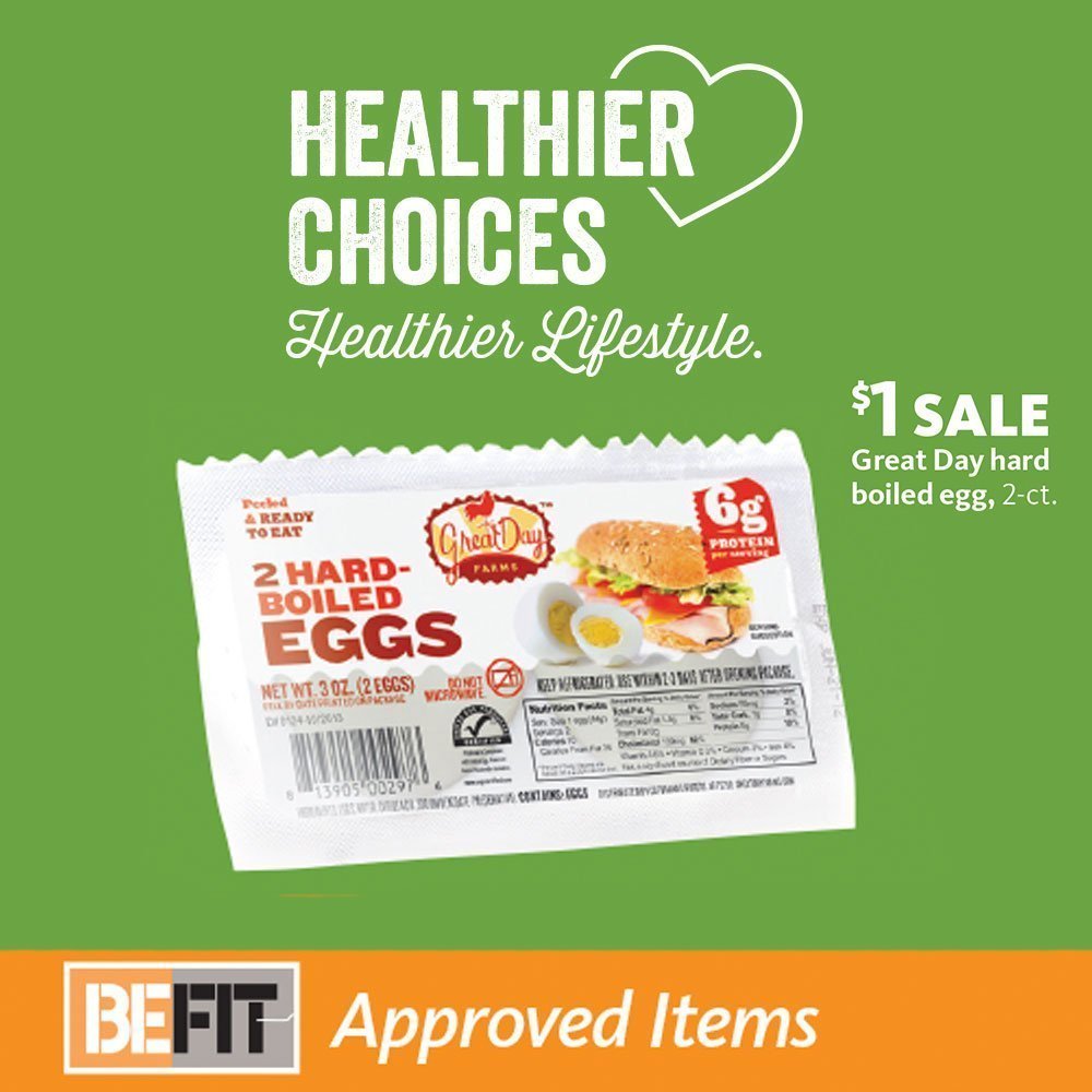 Express - BeFit Hard Boiled Eggs $1