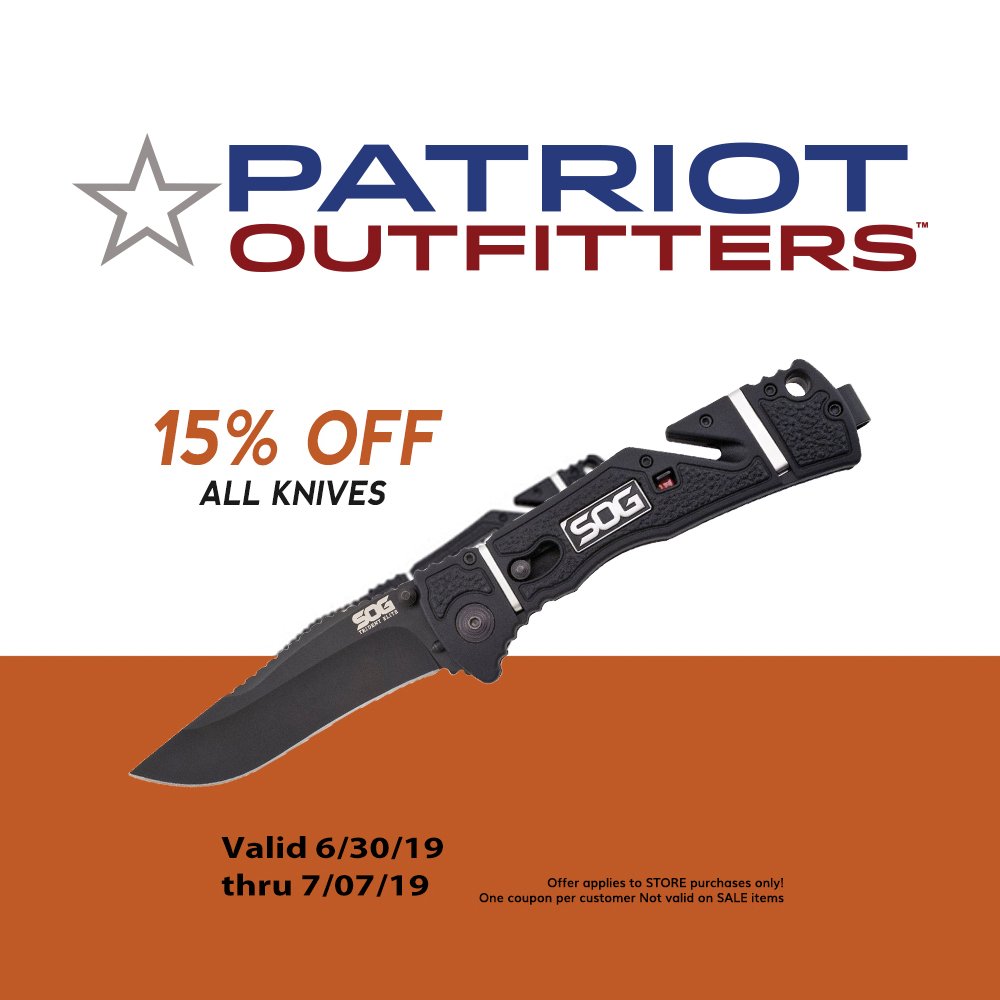 Patriot Outfitters 4th of July offer