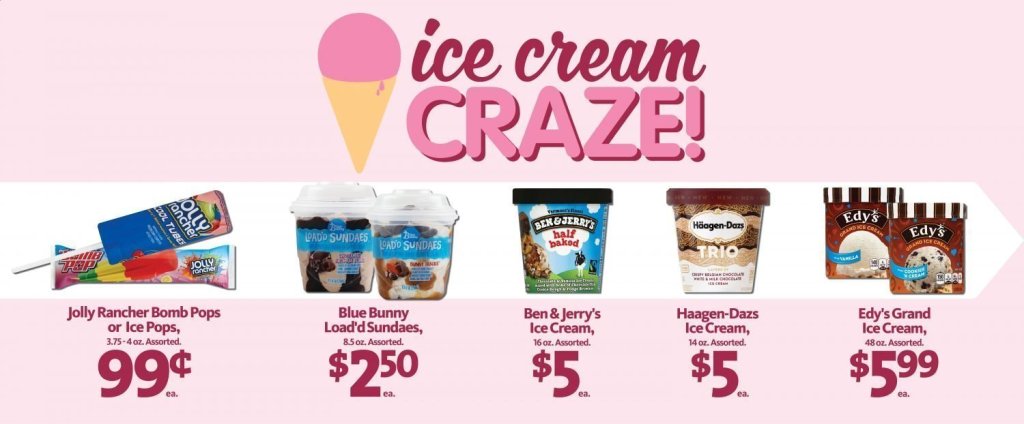 Express Ice Cream Craze August Specials