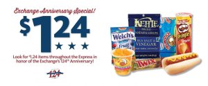 Express - $1.24 Specials