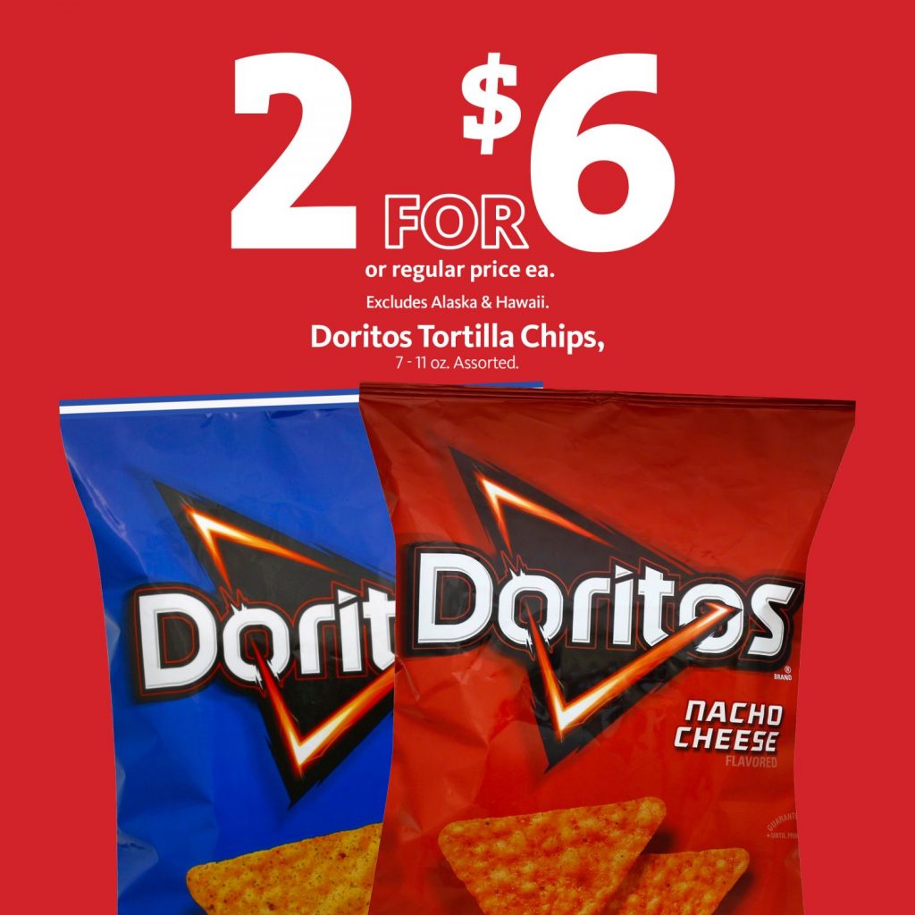 Express - Doritos 2 for $6 
