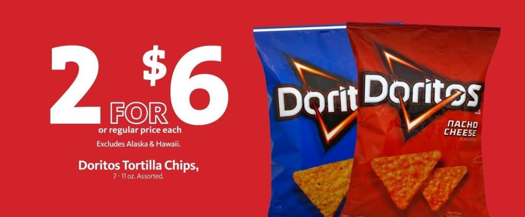 Express: Doritos 2 for $6