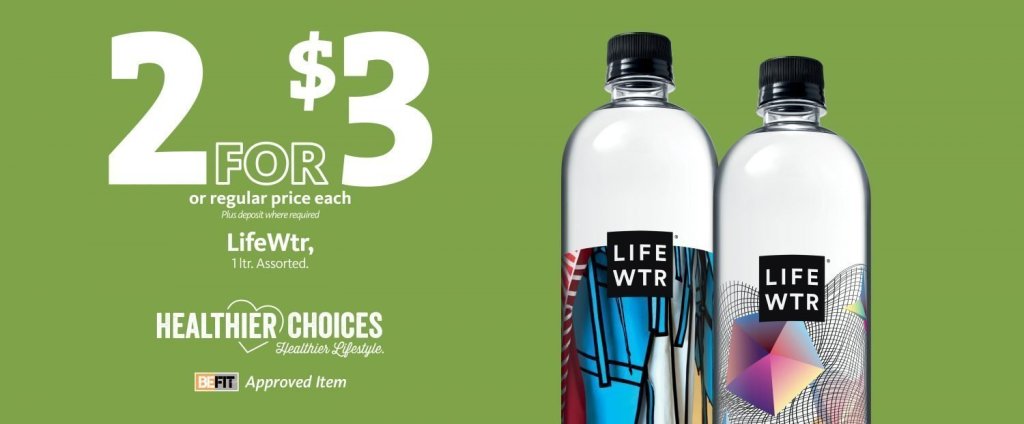 Express: LIFEWTR 2/$3