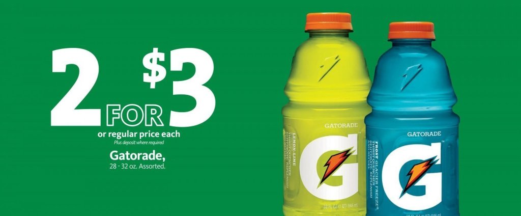 Express: Gatorade 2/$3