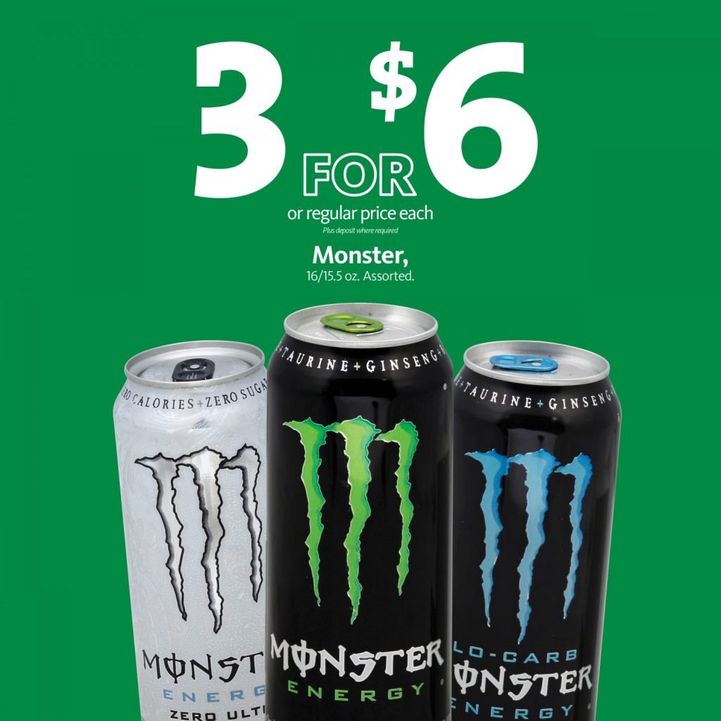 Express - Monster Energy Drink 3/$6 