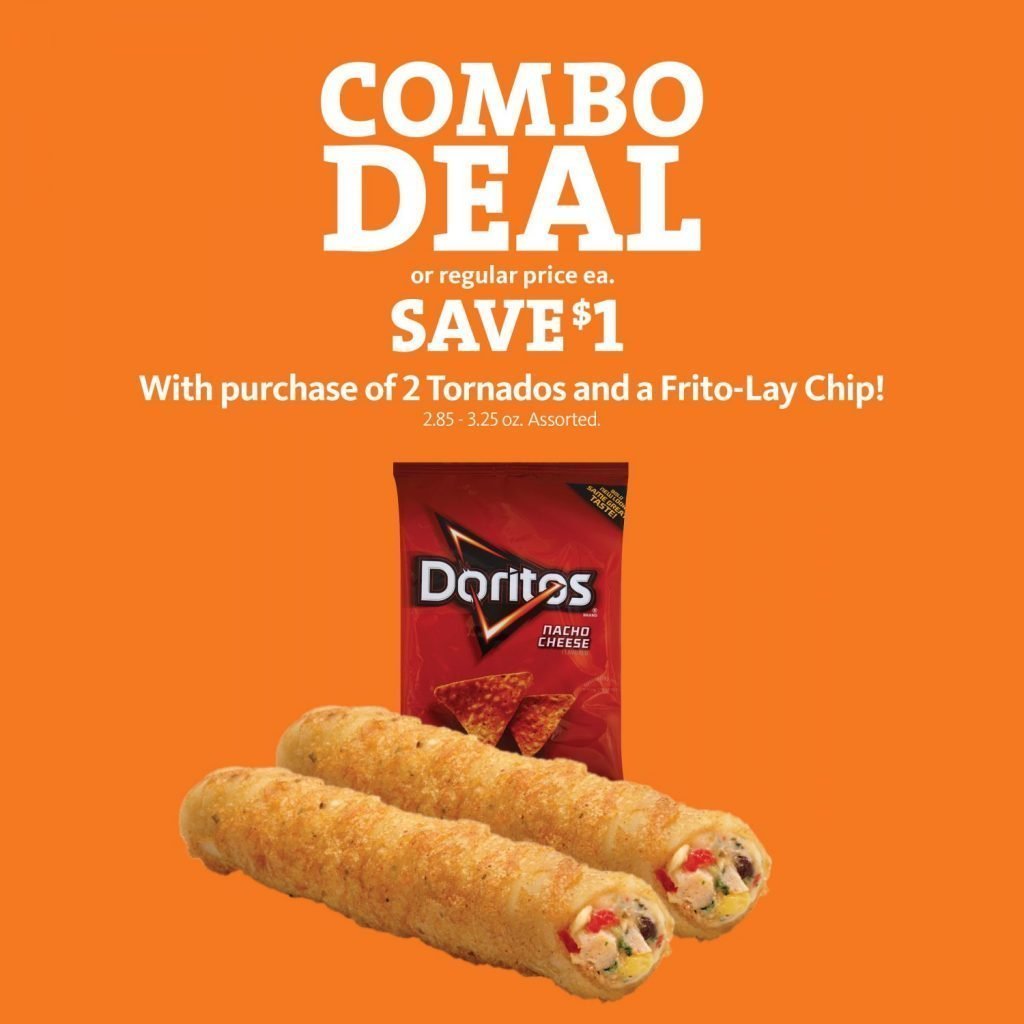 Express - Save $1 Combo Tornado & Frito Lay 