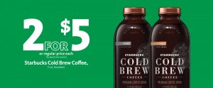 Express - Starbucks Cold Brew 2/$5