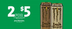 Express - Java Monster 2/$5