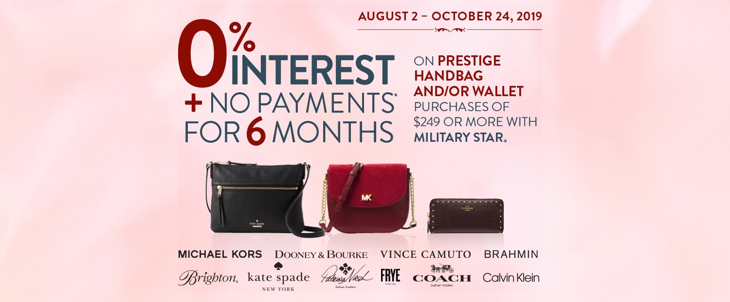 Military Star Handbag Promotion