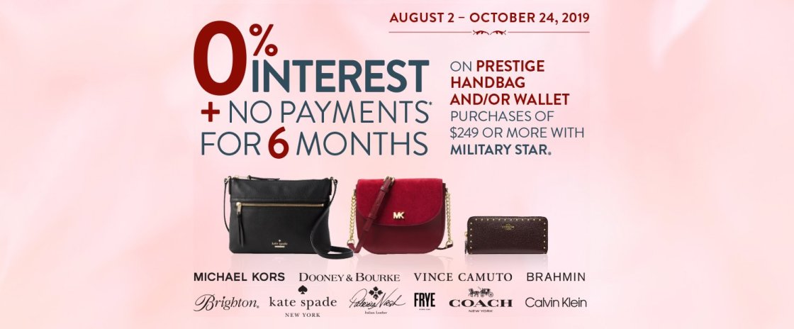 MILITARY STAR Prestige Handbags & Wallets Promotion