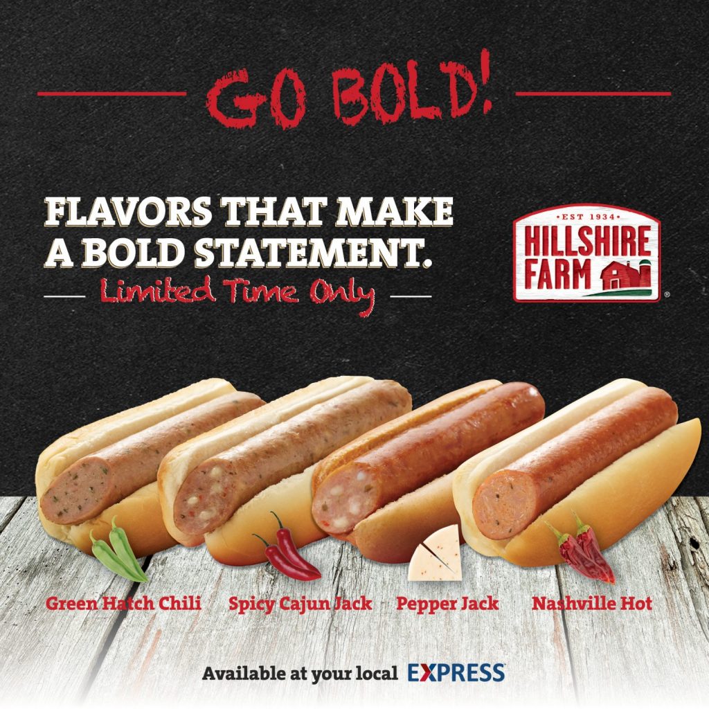 Express - Hillshire Farm Sausages 2/$3 