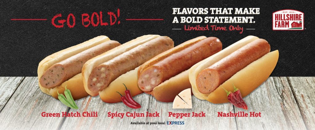 Express – Hillshire Farm Sausages 2/$3
