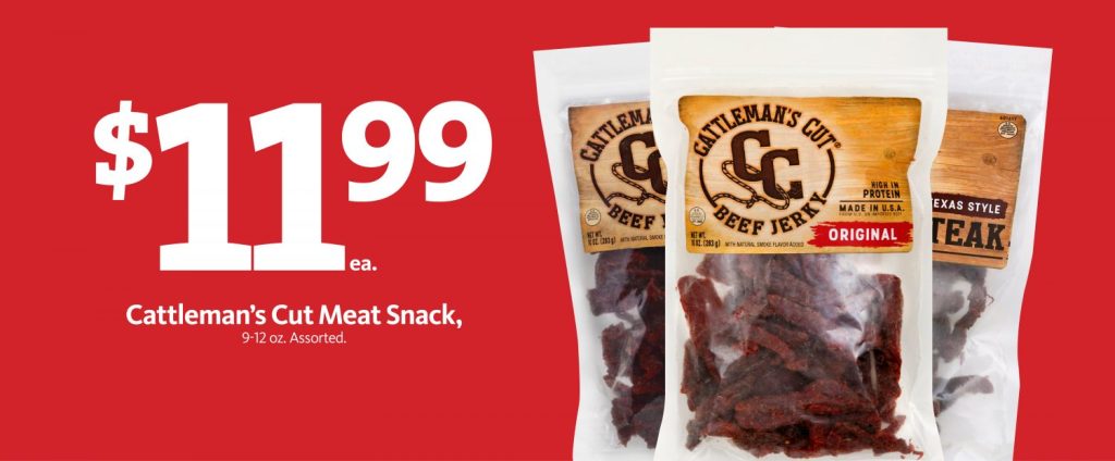Express –  Cattleman’s Beef Jerky $11.99