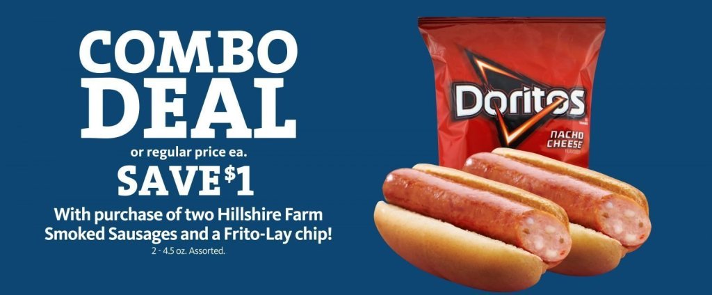 EXPRESS – Combo Deal Save $1 Hillshire Sausages and Chips