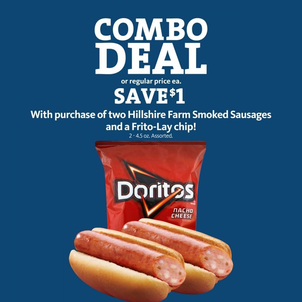 Express - Combo Deal Save $1 Hillshire Sausages and Chips 