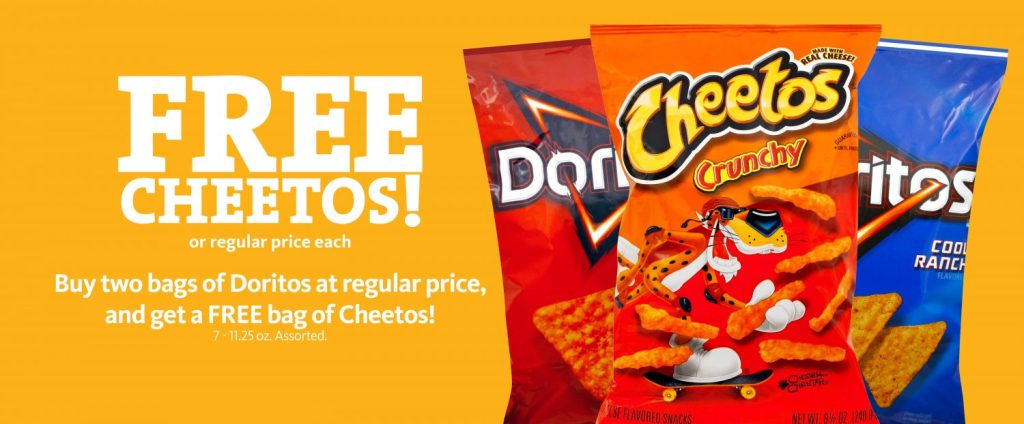Express –  Frito Lay Buy 2 Get 1 FREE