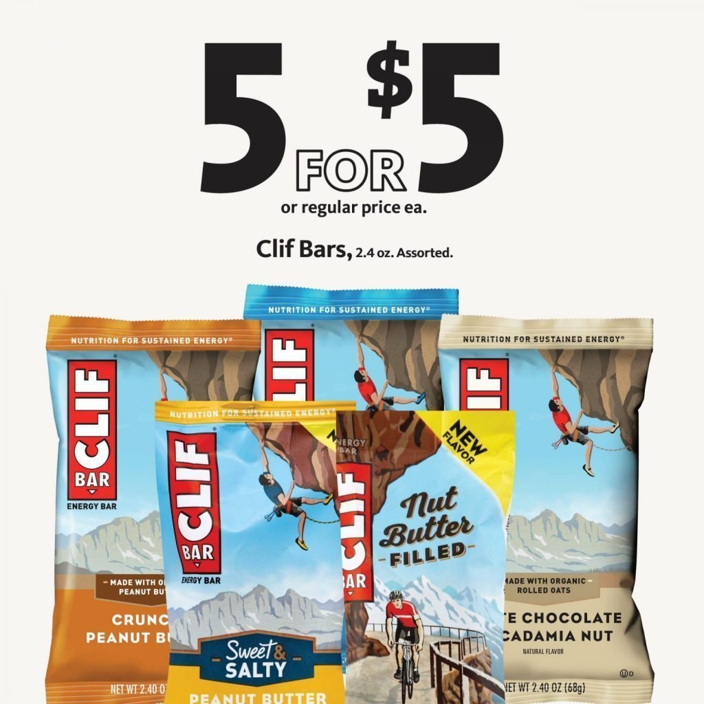 EXPRESS - Clif Bars 5/$5 