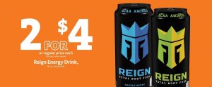 EXPRESS - Reign Energy Drink 2/$4