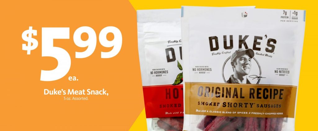 Express – Duke’s Meat Snacks $5.99