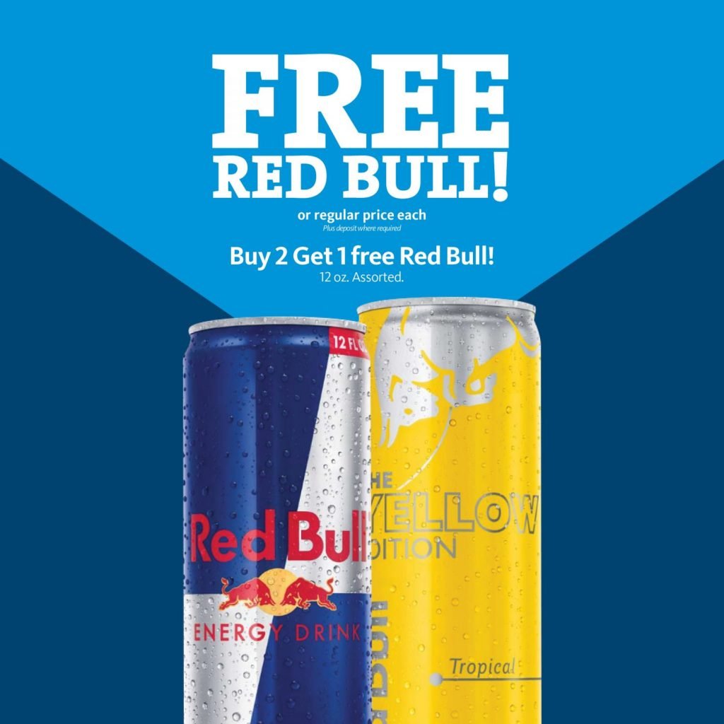 Express - Buy Two Red Bull Get One Free