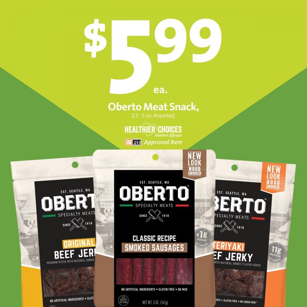 Express - Oberto Specialty Meats $5.99