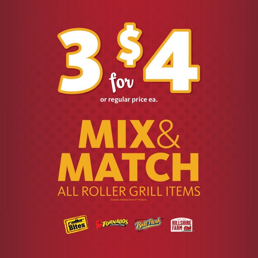 Express - Mix & Match Roller Grill Items 3/$4