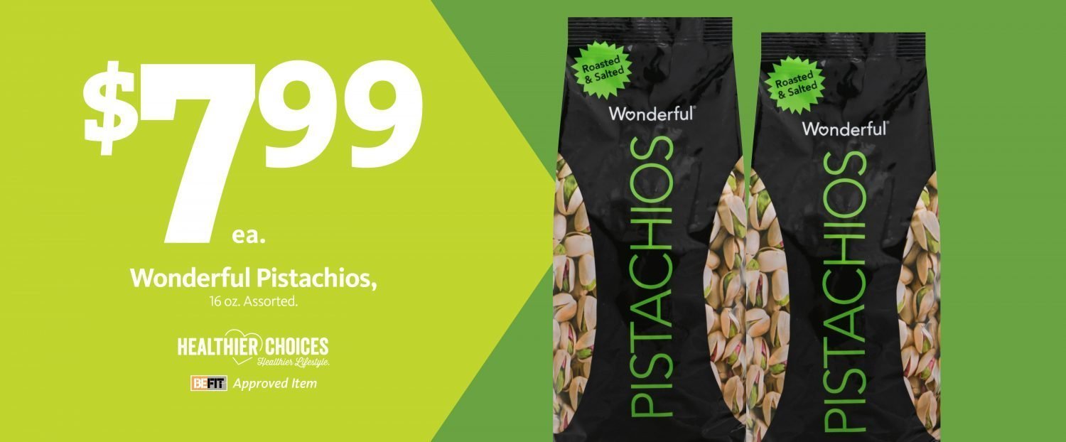 Express - Wonderful Pistachios $7.99