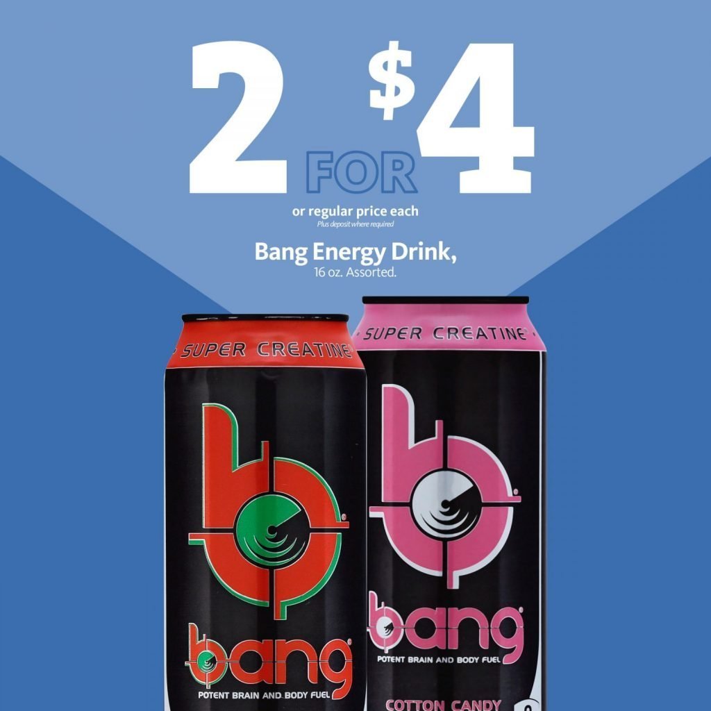 Express - Bang Energy Drinks 2/$4