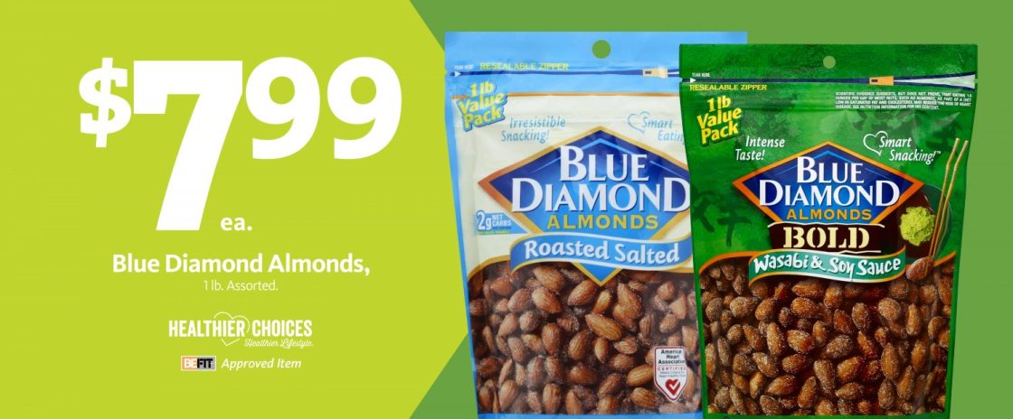 Express – Blue Diamond Almonds $7.99