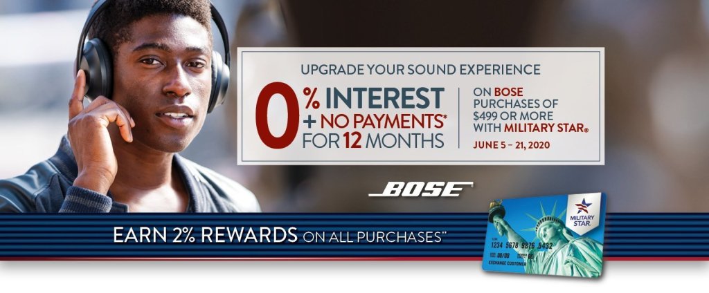 Bose 0% Finance Offer