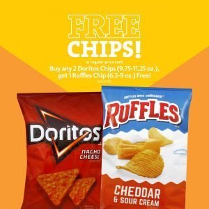 Express - Buy 2 Doritos Get Ruffles FREE 