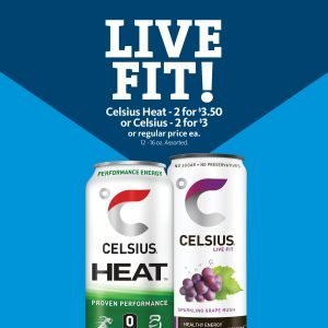 Express - Celsius Energy Drink 2/$3.50 or 2/$3