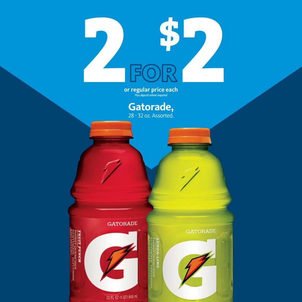 Express - Gatorade 2/$2