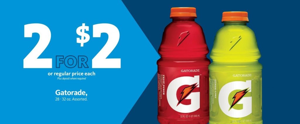 Express – Gatorade 2/$2