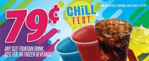 Express Chill Fest - 79¢ Fountain Drink