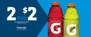 Express - Gatorade 2/$2