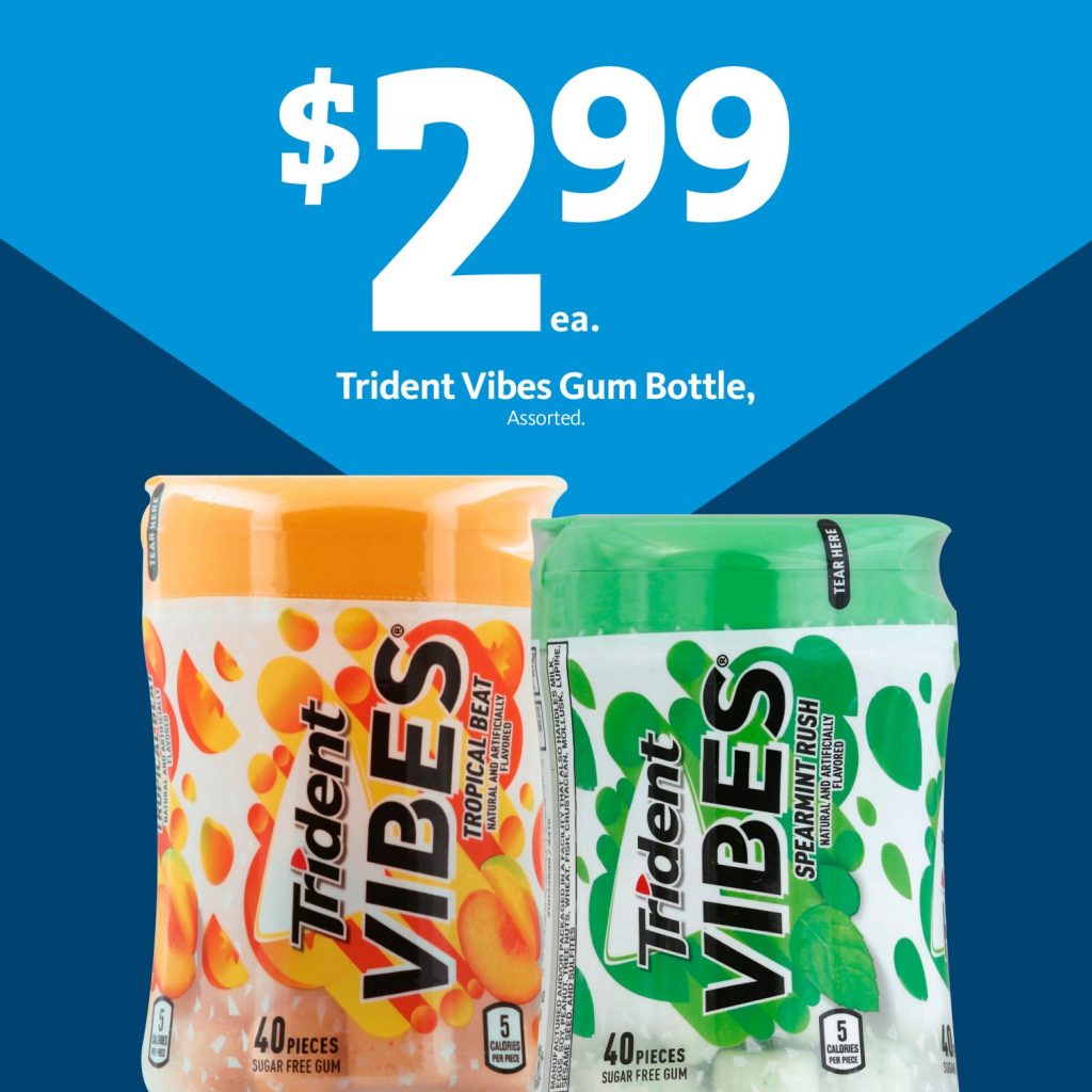 Express - Trident Vibes Gum $2.99 